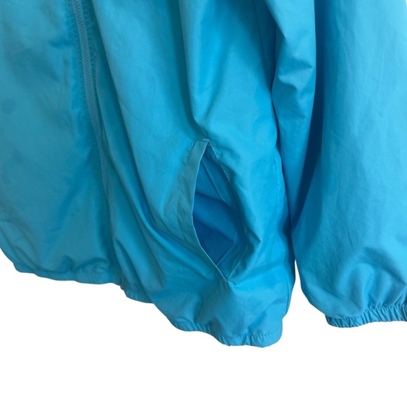 Primary Kids Packable Windbreaker, Sea Blue, Size 12 - Picture 4 of 7